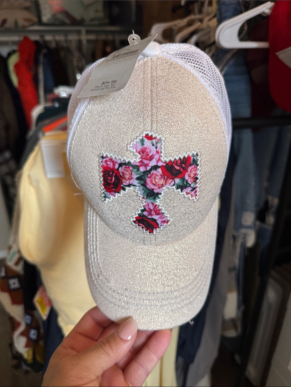 Buckle Floral Thunderbird Hat